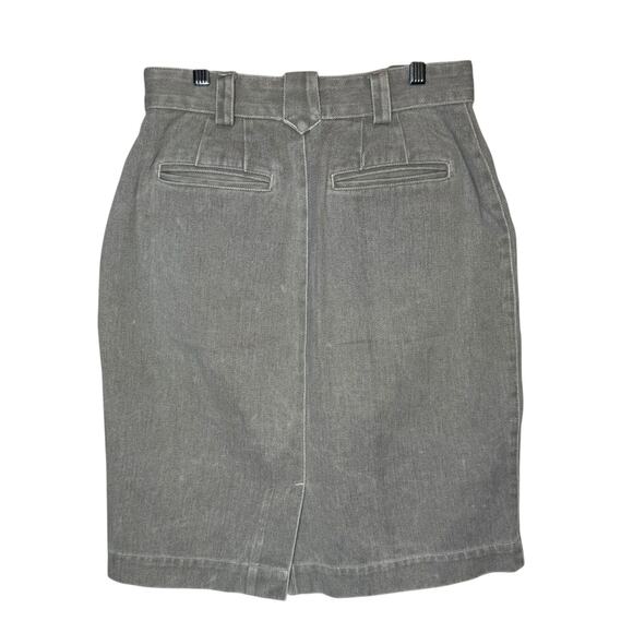 Banana Republic Safari & Travel Vintage Denim Twill Skirt size 10 - Picture 2 of 6
